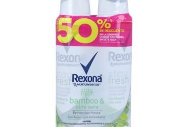 2 Desodorante REXONA SPR.BAMBO 90gr