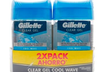 2 Desodorante GILLETTE GEL COOL WAVE 82gr