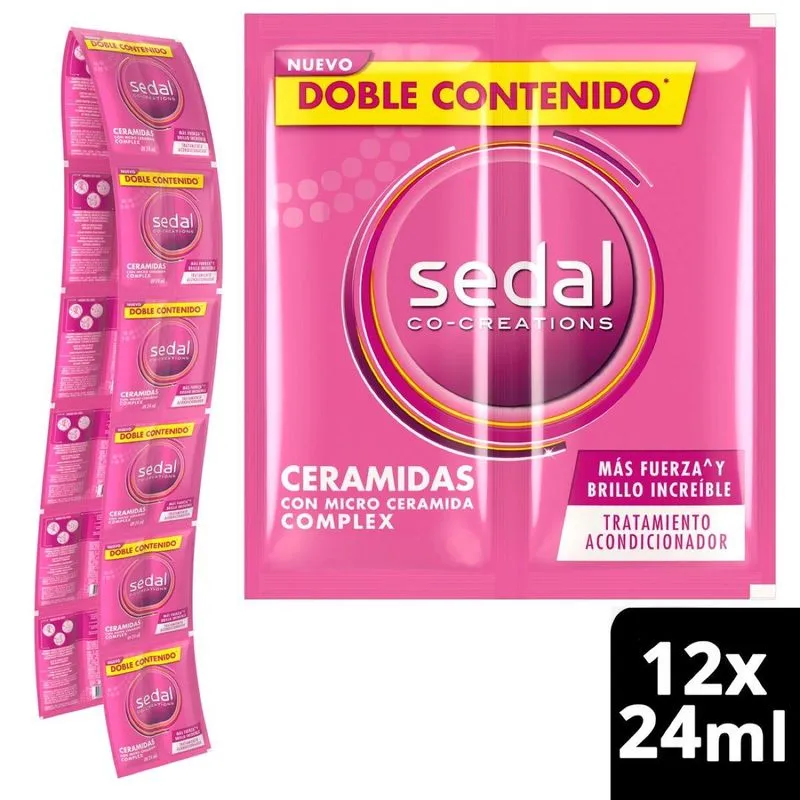 Acondicionador SEDAL CERAMIDAS 24mL 12 Sobres