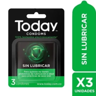 Preservativos TODAY SIN Lubricante 3Unds