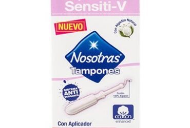 Tampones NOSOTRAS C.APLI. SENSITI-V SUP.8 Unds