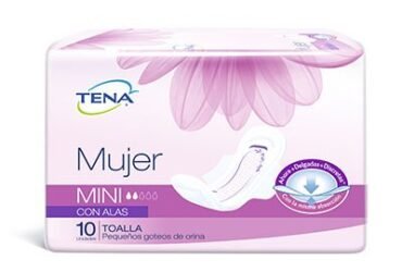 Toallas TENA Mujer MINI ALAS 10 Unds