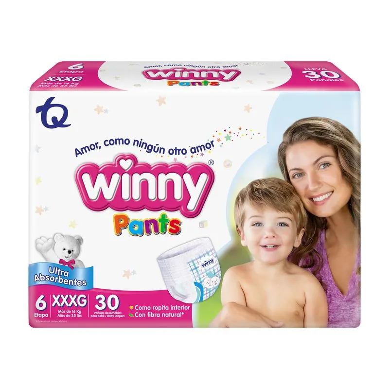 WINNY PANTS ET6 30 Pañales