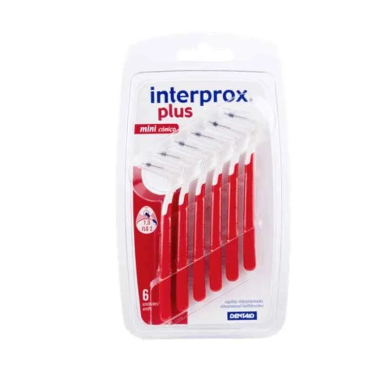 Cepillo INTERPROX PLUS 2G MINI CONIC BL 6Unds