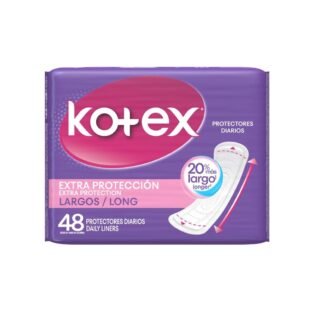 Protectores Diarios KOTEX LARGOS 48 Unds