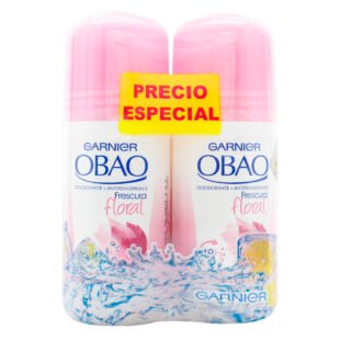 2 Desodorante OBAO Rollon FLORAL 65gr