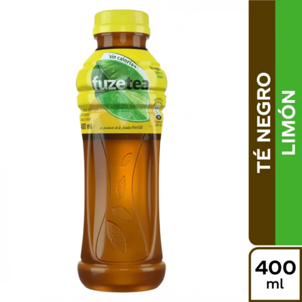 FUZE TEA Negro Limón 400mL