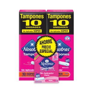 2 Tampones NOSOTRAS Digital SUPERIOR 10 + MINI 5