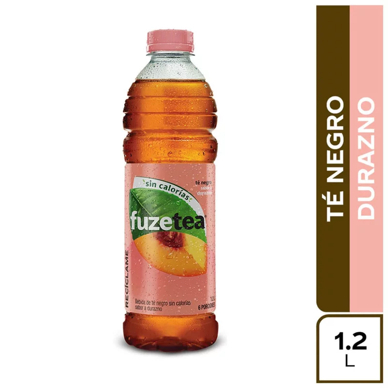 FUZE TEA DURAZNO TE NEGRO 1.2 L