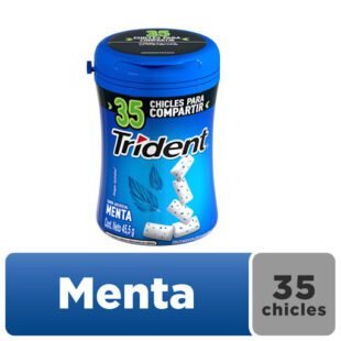 TRIDENT Menta Tarro 35 Porciones 45.5gr