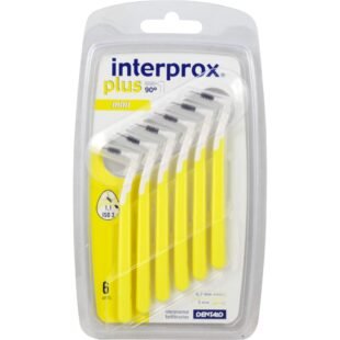 Cepillo INTERPROX PLUS 2G Conico X 6Unds Amarillo