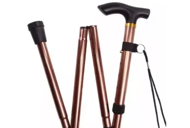 Baston Plegable Empuñadura en T Color BRONCE