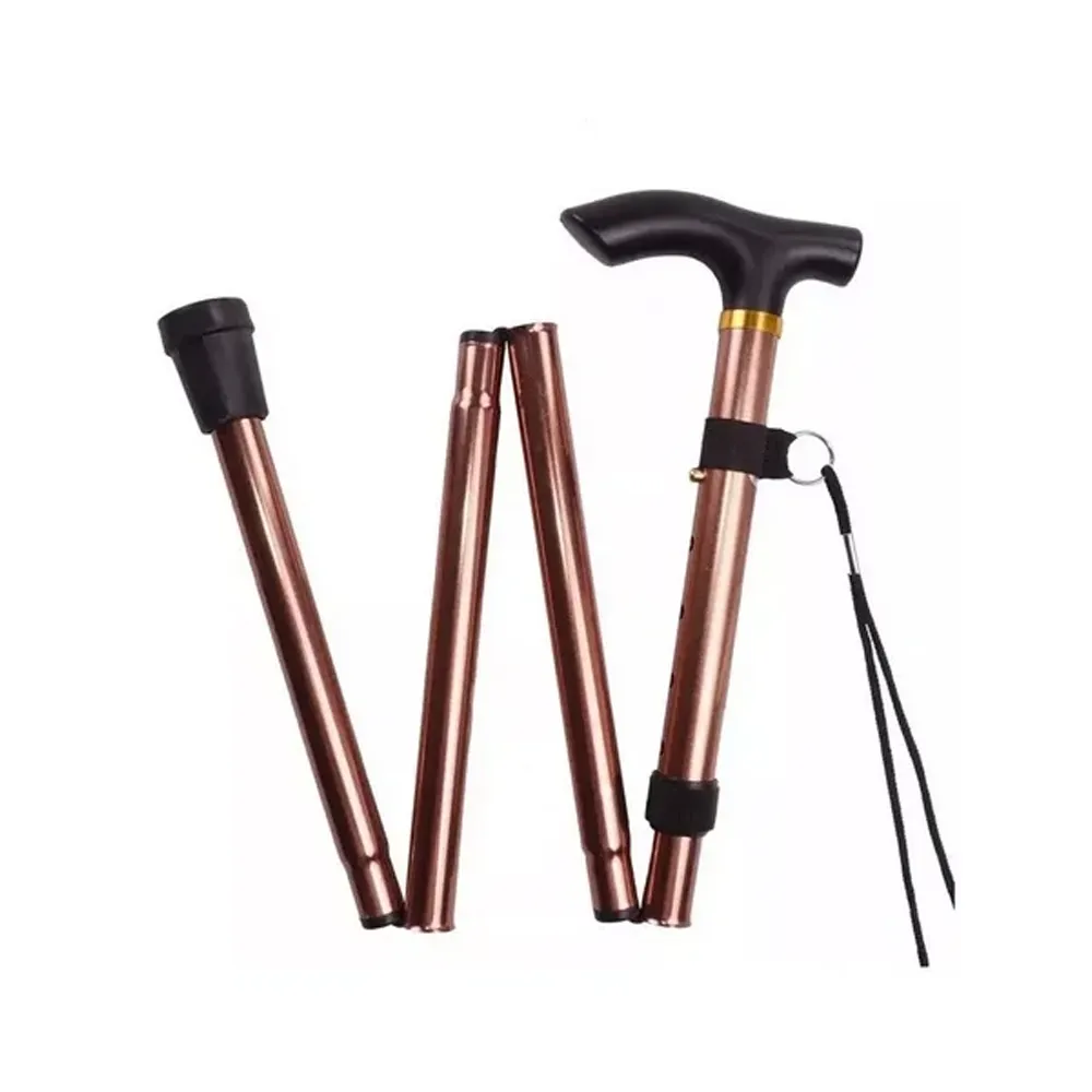 Baston Plegable Empuñadura en T Color BRONCE
