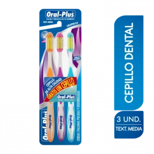 CEPILLO DENTAL ORAL PLUS CALIPSO MEDIO PG2 LL3
