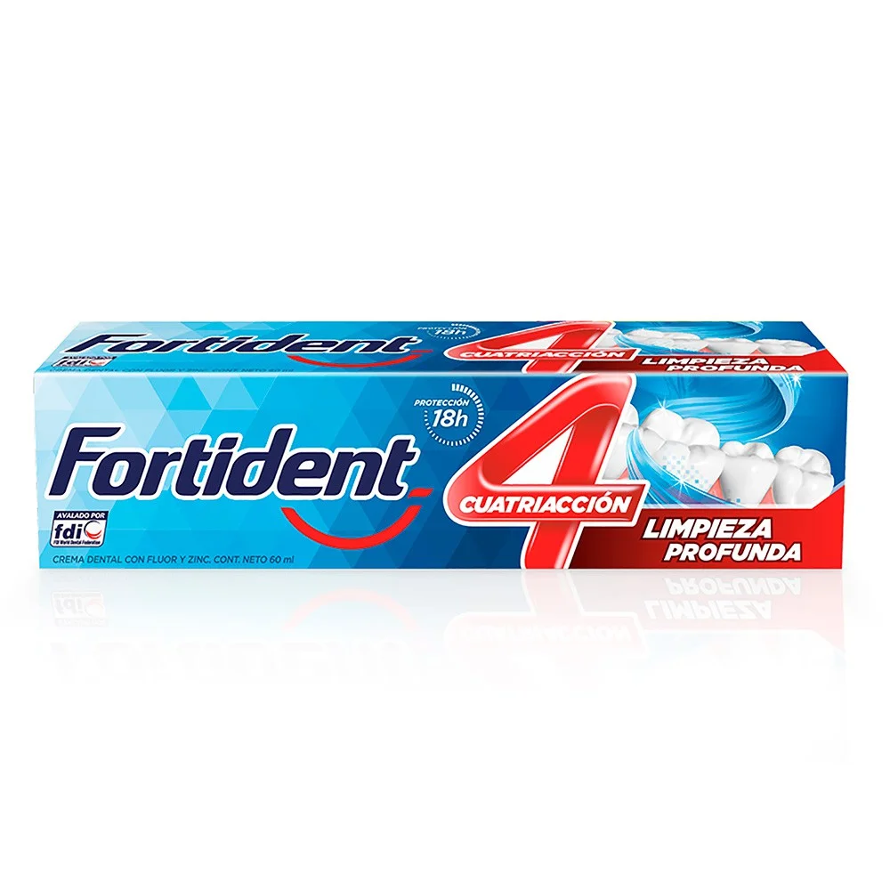 CREMA DENTAL FORTIDENT LIMPIEZA PROFUNDA 60ML