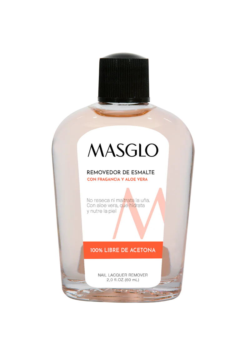 REMOVEDOR DE ESMALTE ALOE VERA 60ML MASGLO