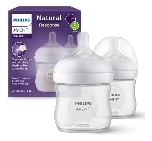 2 Biberones Philips Avent NA. TRA. 125ml 4oz