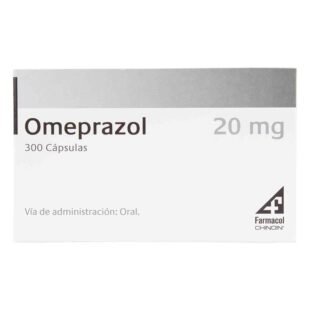 OMEPRAZOL 20 MG 300 CAPSULAS