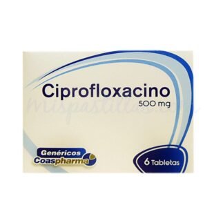 CIPROFLOXACINO 500 MG 6 TABLETAS COA