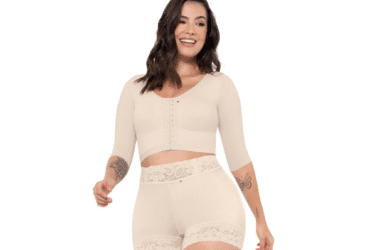 BRASIER CON MANGAS BEIGE PQ PRIMERA ETAPA TALLA XXL40