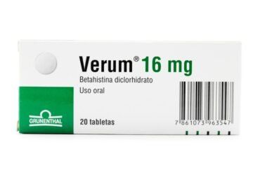 VERUM 16 MG 20 TABLETAS (A)(3%+)