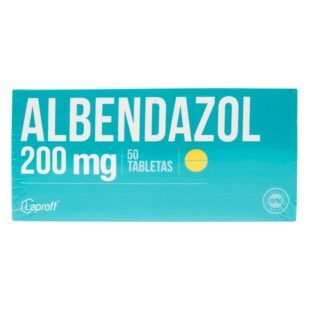 ALBENDAZOL 200 MG 50 TABLETAS LP