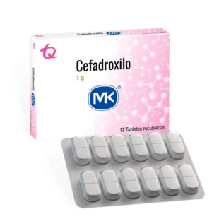 CEFADROXILO 1000 MG 12 TBS MK