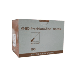 AGUJA HIPODERMICA 30 X 1/2 BD X 100 UND