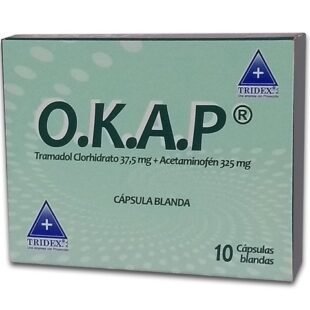 O.K.A.P. TRAMADOL CLORHID ACETAMI 10 CAP