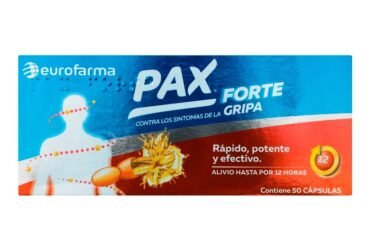 PAX FORTE 400 MG 50 CAPSULAS