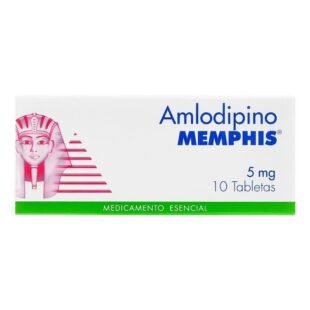 AMLODIPINO 5 MG 10 TABLETAS MP