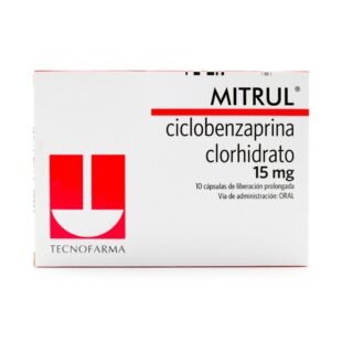 MITRUL 15 MG 10 TABLETAS (3%+)(PAE)