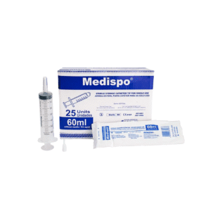 JERINGA PUNTA CATETER 60ML MEDISPO x 25U