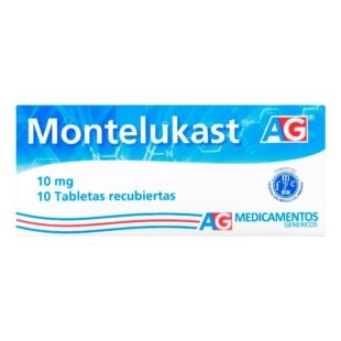 MONTELUKAST 10 MG 10 TABLETAS AG