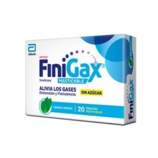 FINIGAX MASTICABLE MENTA 20 TABLETAS