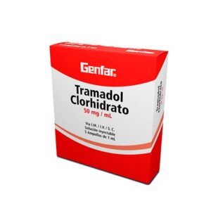 TRAMADOL 50MG/1ML 5 AMP GF