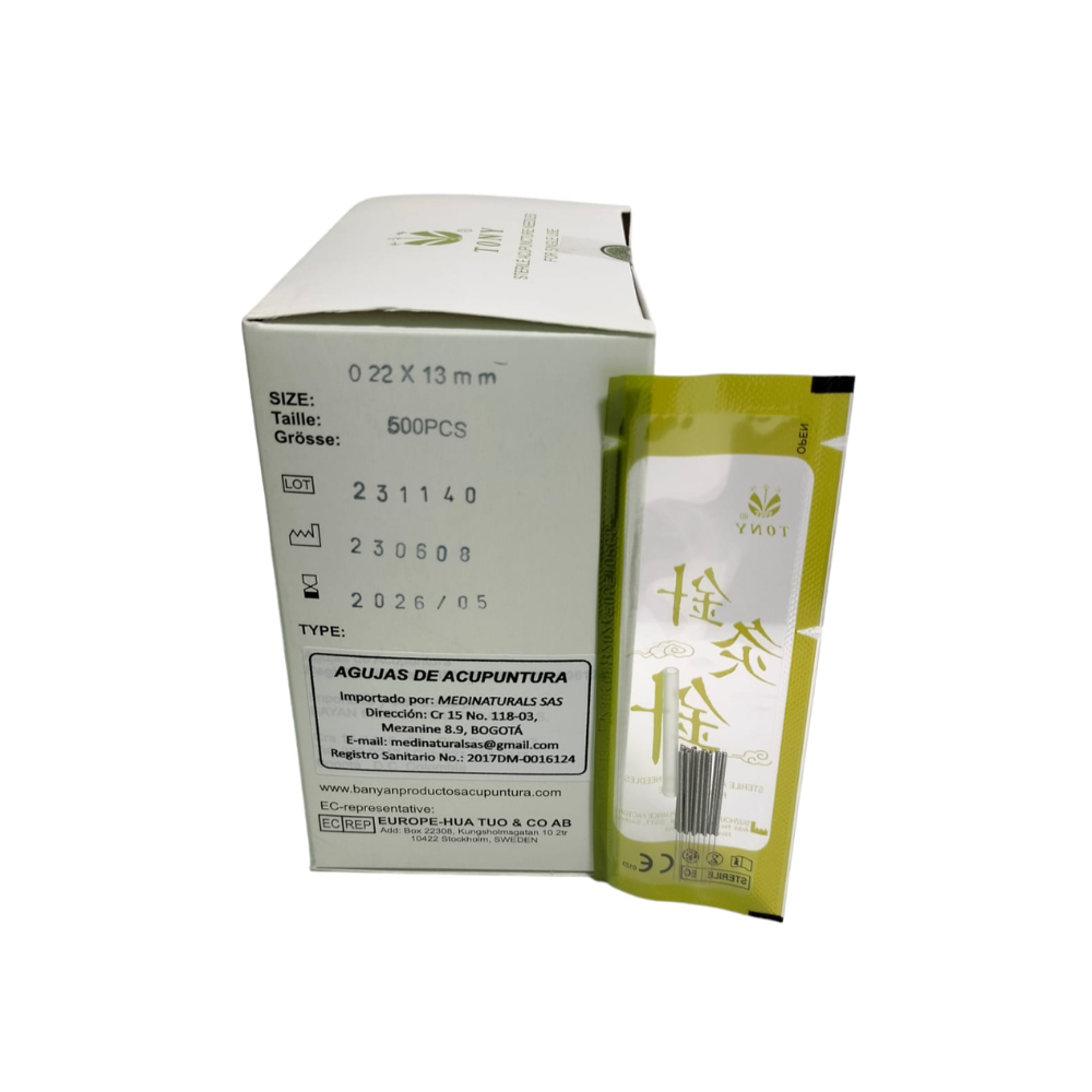AGUJA ACUPUNTURA 22X13