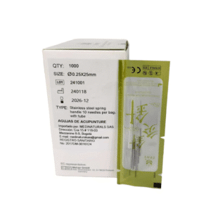 AGUJA ACUPUNTURA 25X25