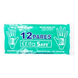 GUANTE CIRUGIA ALFA 8 1/2 12 UND