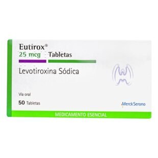EUTIROX 25 MCG 50 TBS