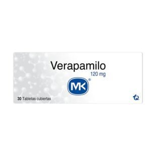 VERAPAMILO 120 MG 30 TABLETAS MK(P)9252
