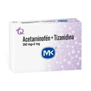 ACETAMINOFEN/TIZANIDINA 350MG/2MG 20CAPS