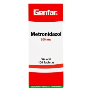 METRONIDAZOL 500 MG 100 TABLETAS GF