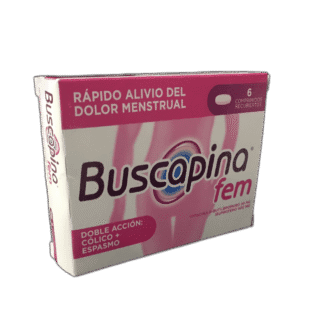 BUSCAPINA FEM 6 TABLETAS