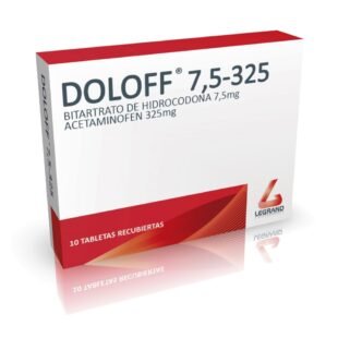 DOLOFF 7.5-325 10 TABLETAS