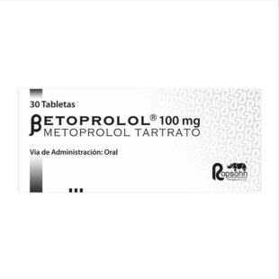 BETOPROLOL 100 MG 30 TABLETAS(M)24360