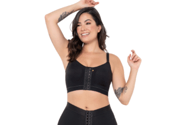 BRASIER CORRECTOR DE POSTURA NEGRO TALLA M