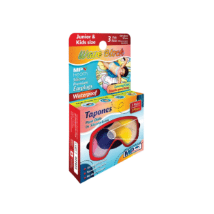TAPONES DE OIDOS DE SILICONA  JUNIOR  KIDS X 3 PARES PROMEDICA
