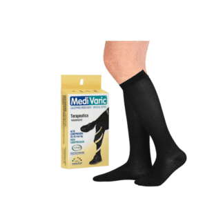CALCETIN MEDIVARIC 20 - 30 RODILLA HOMBRE NEGRO TALLA M