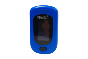 OXIMETRO DE PULSO AZUL CON ESTUCHE VALCRI